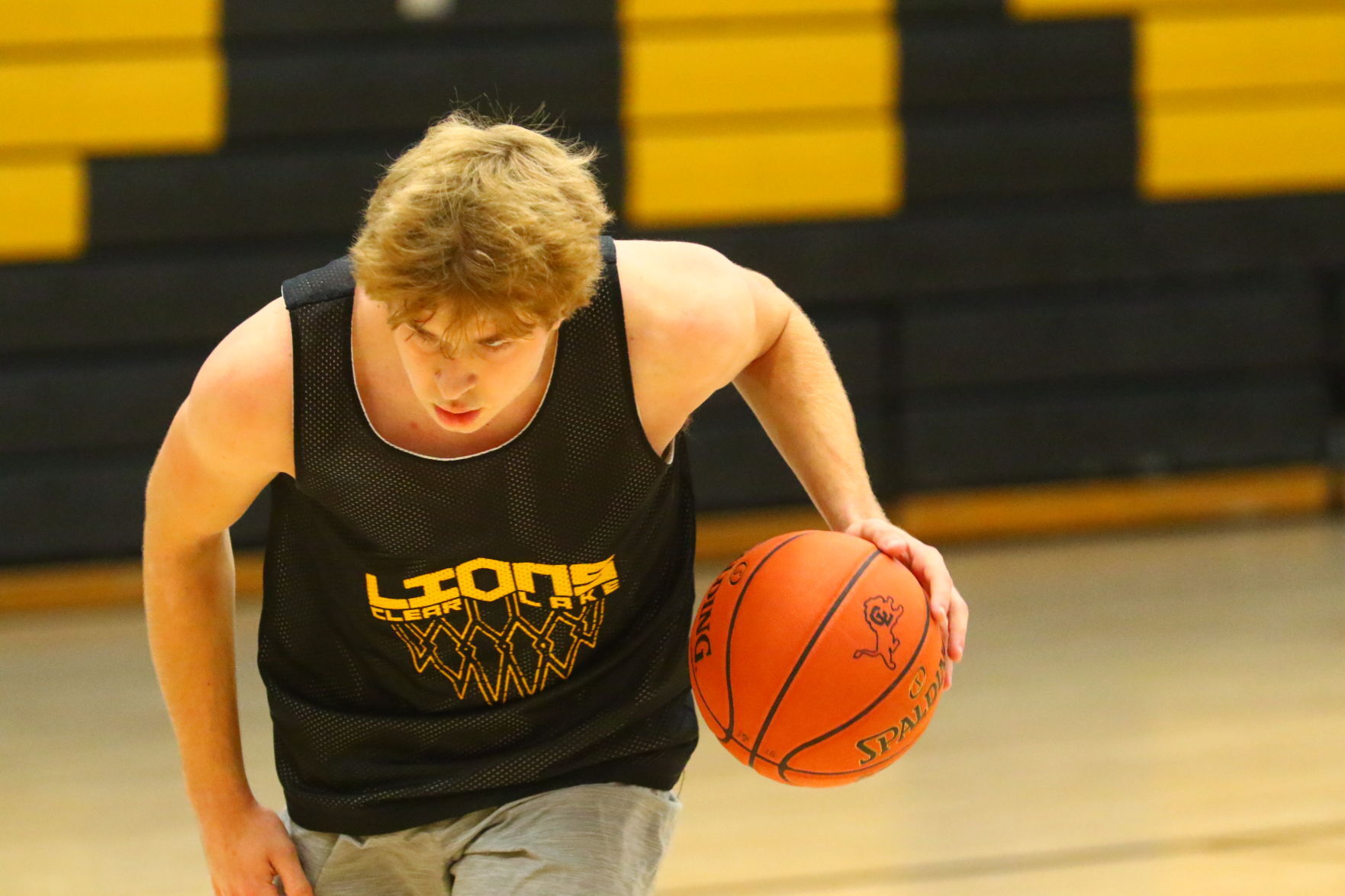 Clear Lake boys bb practice 1